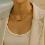 Cadena Round Rolo Waterproof en Oro de 18k