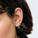 Argollas Classic Oval Waterproof en Oro de 18k