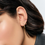 Argollas Classic Oval Waterproof en Oro de 18k