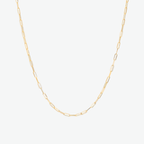 Cadena Mini Link Waterproof en Oro de 18k – 50+5 cm