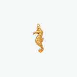 Charm Caballito de Mar Waterproof en Oro de 18k