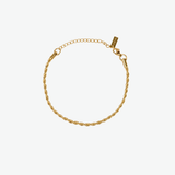 Pulsera Rope Waterproof en Oro 18k – 3 mm