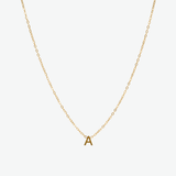 Collar Inicial Auren Waterproof en Oro de 18k