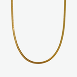 Collar Herringbone Waterproof en Oro 18k
