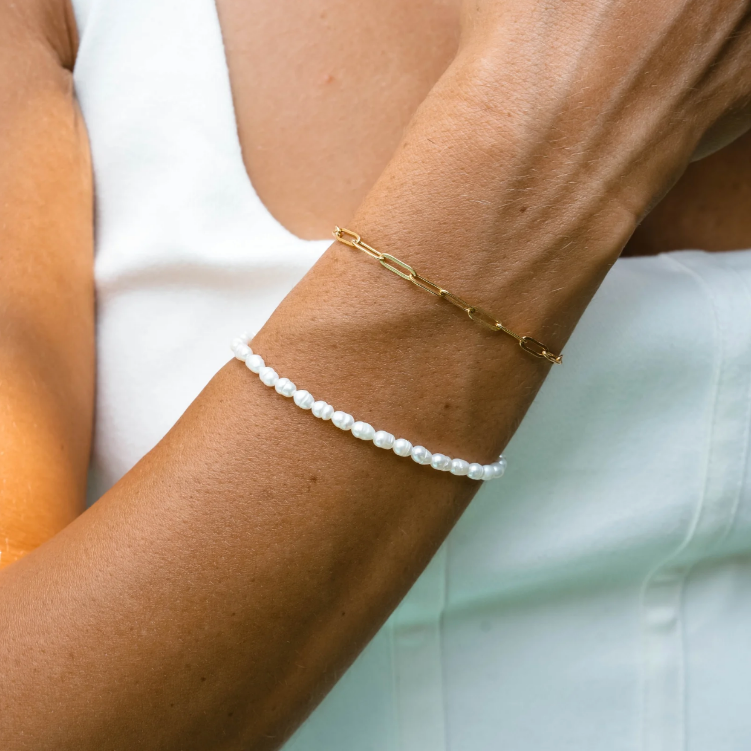 Pulsera Petit Amélie Waterproof en Oro de 18k