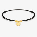 Pulsera Protection Black Waterproof en Oro 18k