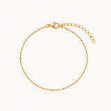Pulsera Cable Charmie Waterproof Baño en Oro 18k