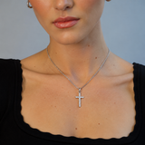 Charm/Collar Crystal Cross Waterproof