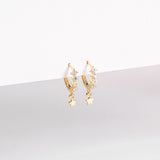 ARGOLLAS ZARA BAÑO DE ORO