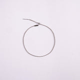 Pulsera Classic Charm Plata 925 Baño de Oro Blanco