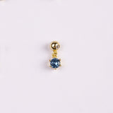 Charm Circonita de Nacimiento Classic Plata 925 Baño de Oro