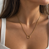 Collar Venetian Charm Waterproof en Oro 14k (50 cm)