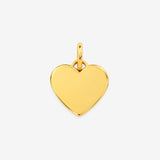 Charm/Collar Corazón Sleek Waterproof en Oro de 14k