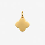 Colgante/Collar Tiny Clover Waterproof en Oro 14k
