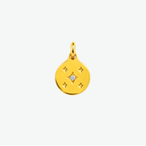 Colgante/Collar Crystal Star Waterproof en Oro 14k