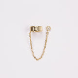 EAR CUFF GLEAM BAÑO DE ORO