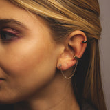 EAR CUFF GLEAM BAÑO DE ORO