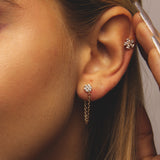 EAR CUFF DIAMANTINA BAÑO DE ORO