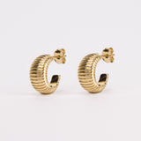 ARGOLLAS LILY + ANILLO LILY BAÑO DE ORO