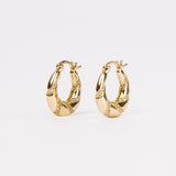 ARGOLLAS HAZEL + ANILLO HAZEL BAÑO DE ORO