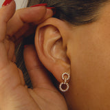 AROS CLOVER BAÑO DE ORO