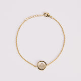 PULSERA IRIS BAÑO DE ORO