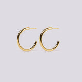 COLLAR LOVE + ARGOLLAS CLEO BAÑO DE ORO