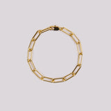 PULSERA MAXI CLIP BAÑO DE ORO