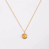 DIJE EVE SAND + COLLAR BAÑO DE ORO