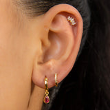 PIERCING RITA BAÑO DE ORO BLANCO