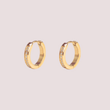 Argollas Lucca Waterproof en Oro 18k