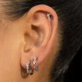 PIERCING LEA BAÑO DE ORO BLANCO