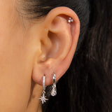 PIERCING LIA BAÑO DE ORO BLANCO