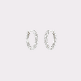 ARGOLLAS TESS BAÑO DE ORO BLANCO