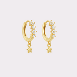 ARGOLLAS ZARA BAÑO DE ORO