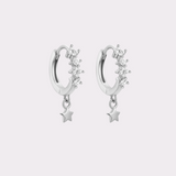 ARGOLLAS ZARA BAÑO DE ORO BLANCO
