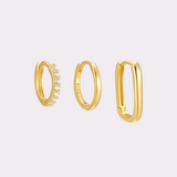 PACK DE ARGOLLAS ABBY BAÑO DE ORO