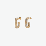 Argollas Gigi Shine Waterproof en Oro 18k