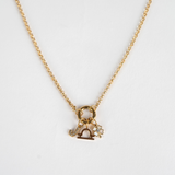 Collar Medium Rolo Charm en Oro 18k (50 cm)