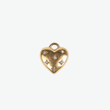 Charm/Dije Shine Heart Waterproof en Oro 18k