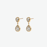 Aros Double Shine Waterproof en Oro 18k
