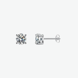 Aros Kaia Plata 925 Moissanita