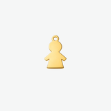 Charm/Colgante Niño Waterproof en Oro 18k