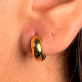 Argollas Bologna Waterproof en Oro 18k