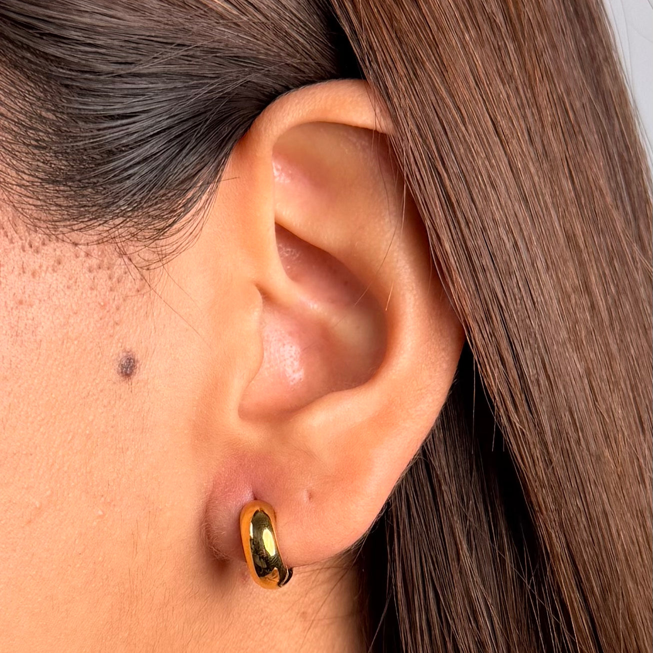 Argollas Bologna Waterproof en Oro 18k