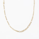 COLLAR FIGARO BAÑO DE ORO