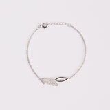 AROS AURORA + COLLAR AURORA + PULSERA AURORA BAÑO DE ORO BLANCO