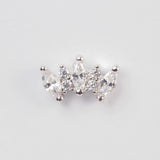 PIERCING RITA BAÑO DE ORO BLANCO