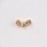 PIERCING BECA BAÑO DE ORO