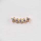 PIERCING ZOE BAÑO DE ORO